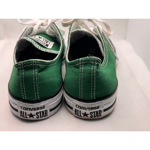 Green Converse All Star Low Top Sneakers Men's 8 Women's 10 EUC Unisex Shoes - Picture 3 of 11